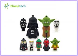  Star Wars Toys Customized Pen Drives 64gb , Cartoon Usb Flash Drive For Gift Manufactures