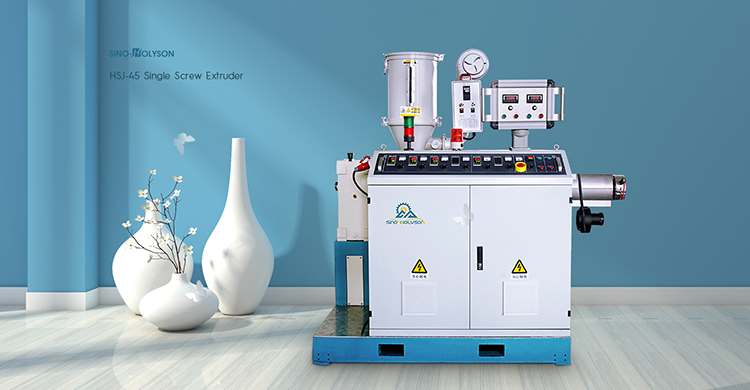 45mm Screw Diameter ABS HDPE/PP Single Screw Extruder Machine