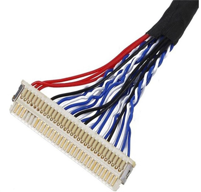 Abrasion Resistance 6cores LVDS Cable Assembly LCD LED Led Tv Lvds Cable