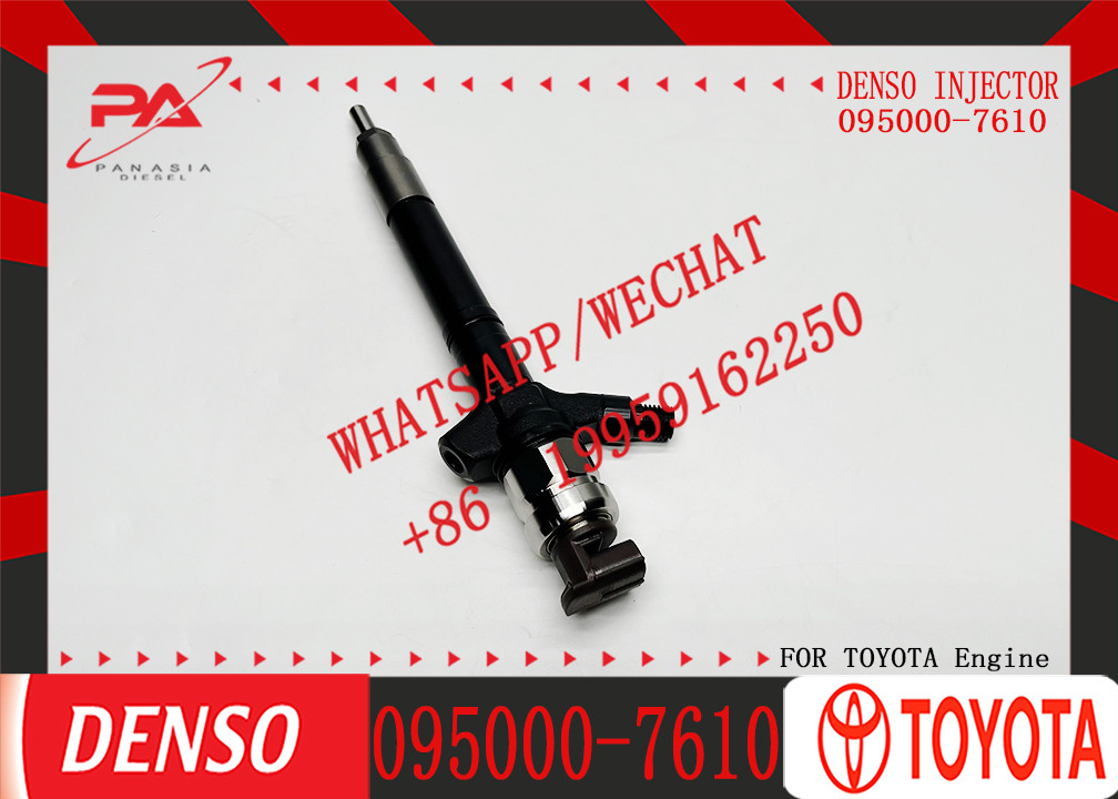 Genuine Diesel Common Rail Injector 095000-7610 095000-7600 095000-7250 095000-6110 For TOY-OTA 2AD-FTV 23670-09260
