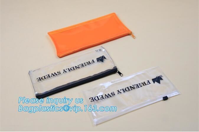 k Zipper Slider Bags Heavy Duty, MultiFunctional clear zipper slider pvc bikini packing swimming bag, frosted swim