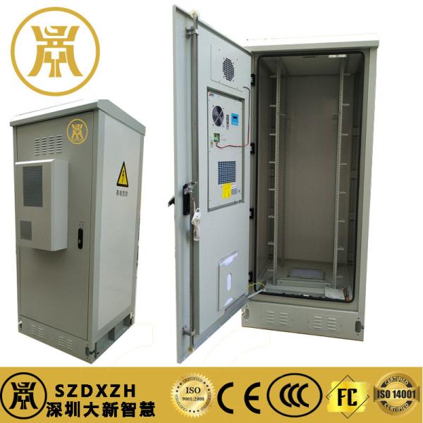 Galvanized Steel Free Standing Battery Storage Cabinets With Air Conditioner On