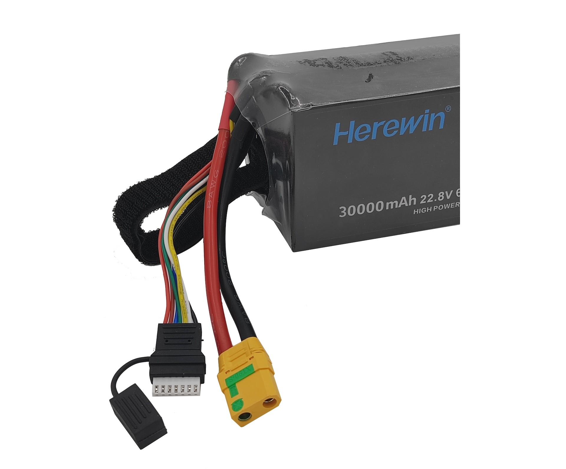 Herewin 30000mAh UAV LiHv Pouch Cell Battery Pack 6S1P 22.8V
