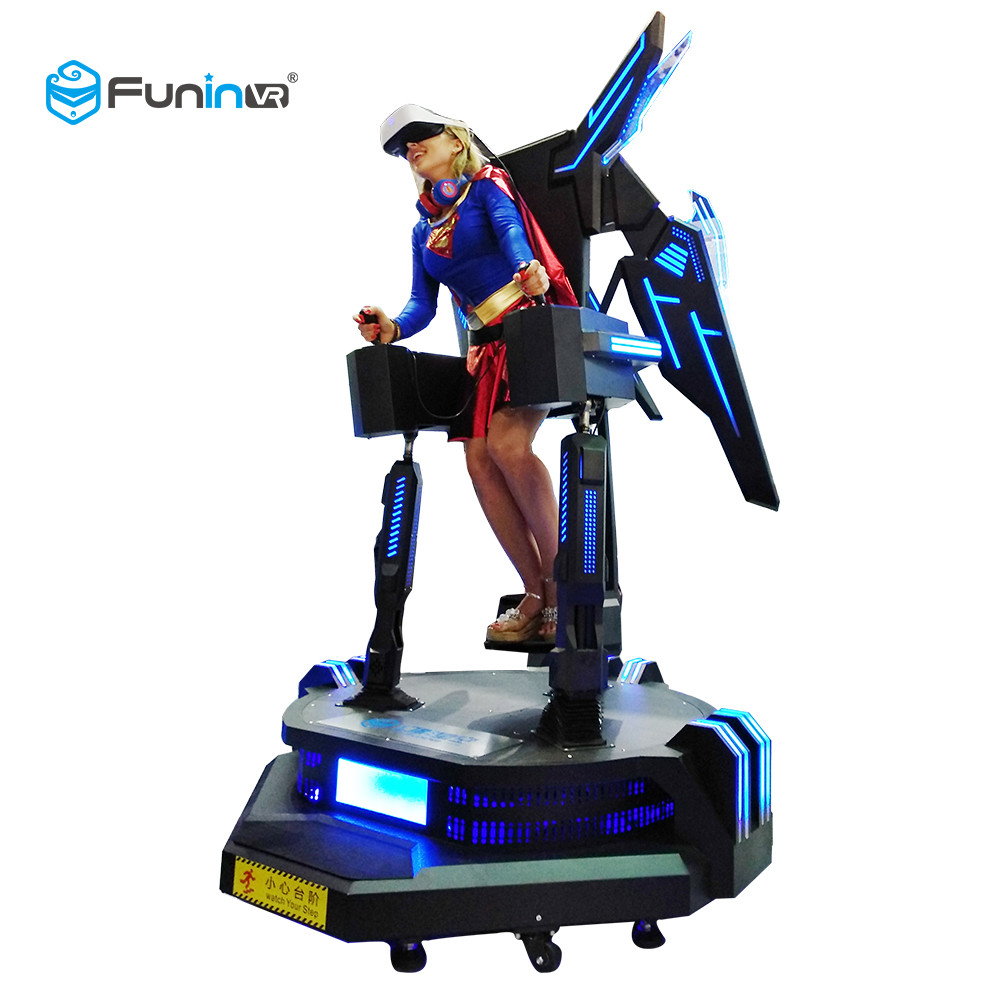 Interactive Game 9D VR Cinema Eagle Combat Flight Simulator With Shooting Guns