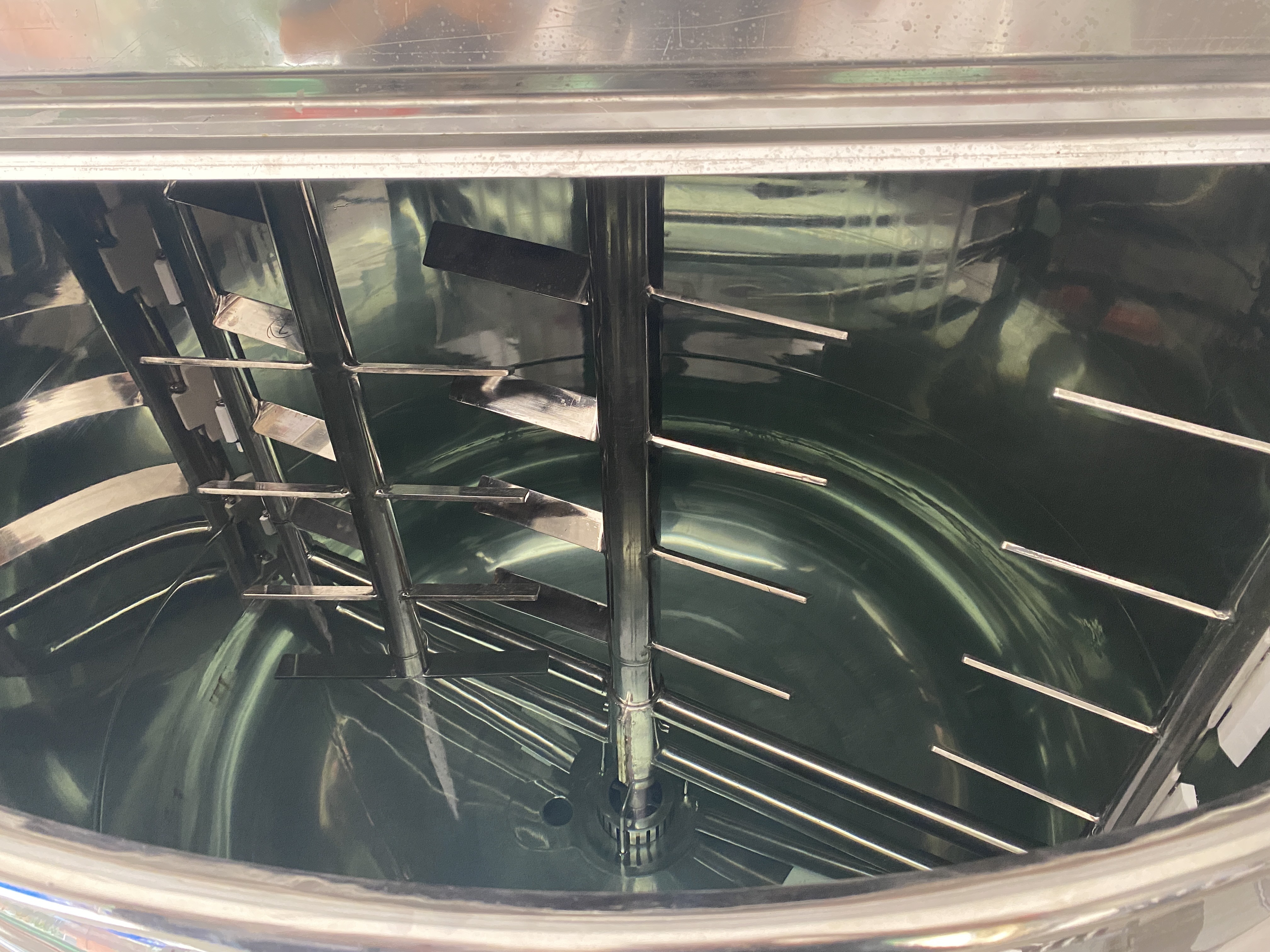 2 Ton Homogenizer Emulsifier Mixer , Steam Heated Shampoo Making Machine