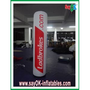 China Versatile Safe Inflatable Pillar 190T Nylon Cloth With Logo Printing on sale