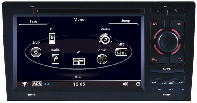 Car multimedia player for Audi A8 /S8 1994-2003 with auto gps systems iPod radio OCB-8818