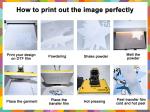 A4 / A3 DTF Printer Film Cold Peel 75U Thickness PET Release Film Non Adhesive