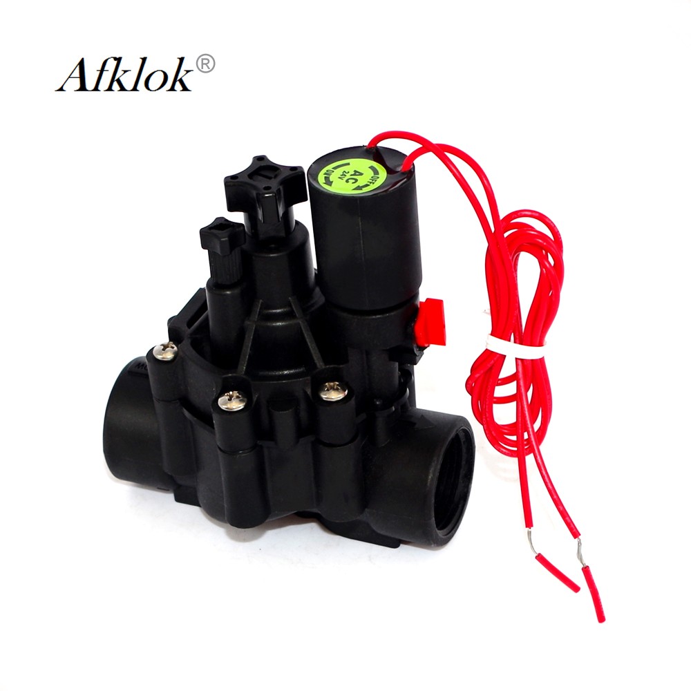 3/4 Inch Normally Closed Irrigation Valve Solenoid Water with Timer