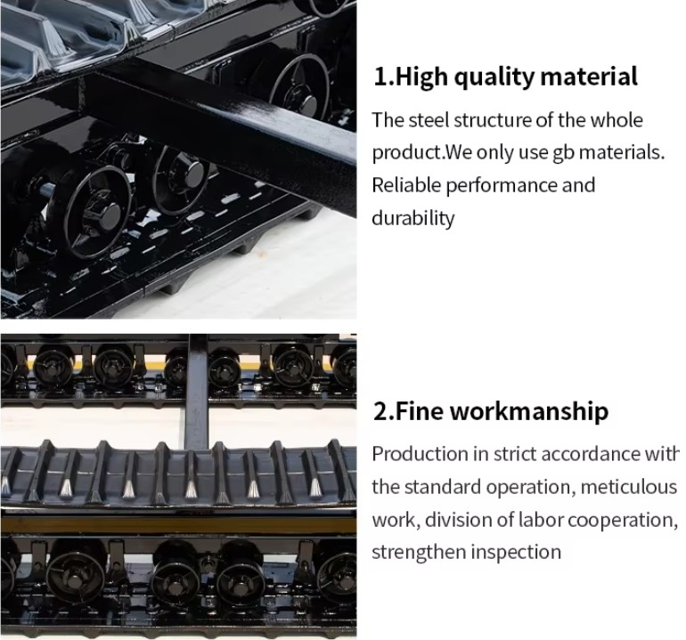Multi Purpose Small Rubber Track Chassis Manufacturer