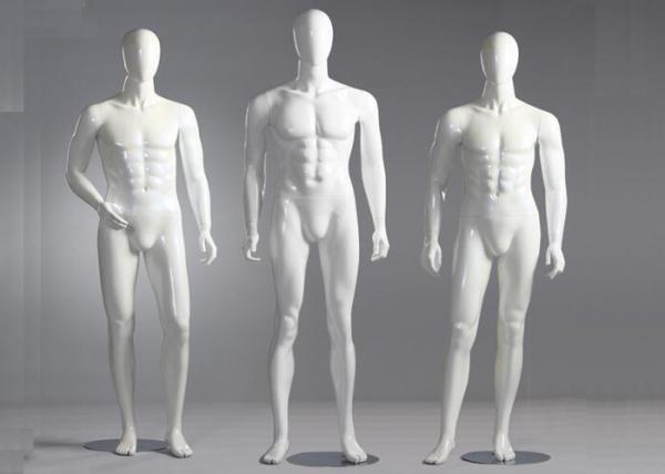 Quality Fiberglass Male Standing / Seating Full Body Mannequin For Clothes Shop for sale