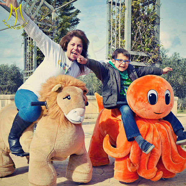 Hansel zipper animals ride for sale and plush ofly electric scooter
