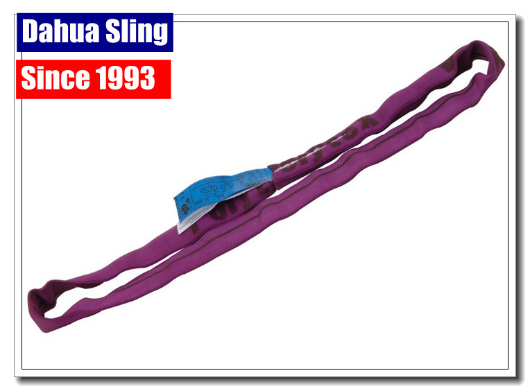 Customized Size Flexible Endless Round Slings 100% Polyester For Steel Mesh