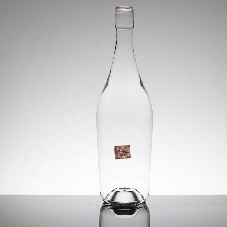 Decal Glass Vodka Bottle 1 Liter 1.75 Liter Empty 500ml 700ml 750ml Champagne Bottle