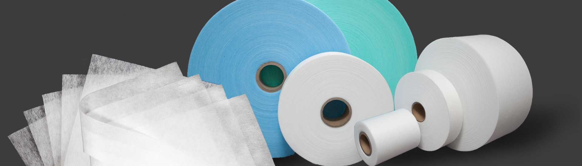 Hot Air Through Hydrophilic Non Woven Fabric 13 - 80GSM Weight Color Customised