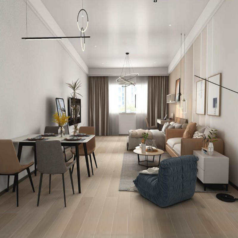 China Manufacturer Contemporary Apartment Bedroom Furniture Bed Wardrobe Desk Combination