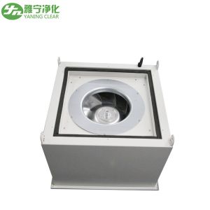 High Performance Hepa Filter Terminal Box , Hepa Filter Module With Draught Fan