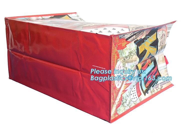 Wholesale factory custom fashion laminated non woven bag, Shopping printing fabric insulated foldable bag, custom pp non