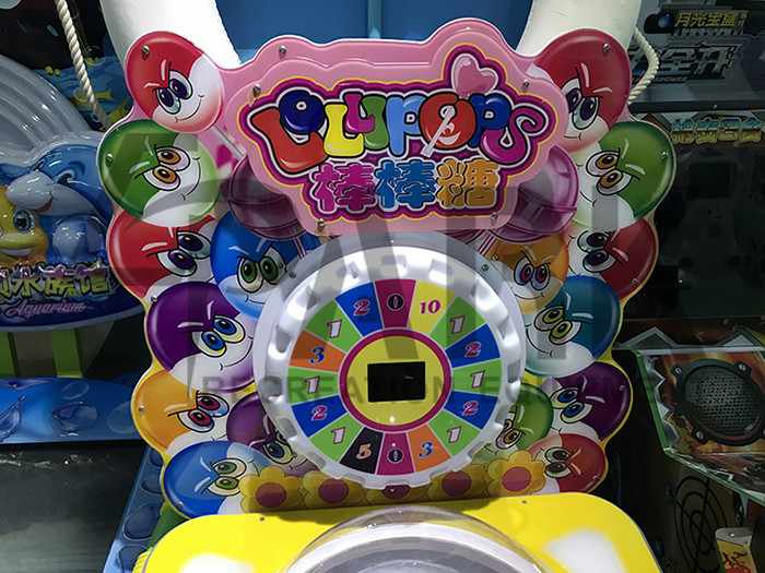 1 Player Crane Game Machine , Lollipop Entertainment Arcade Game