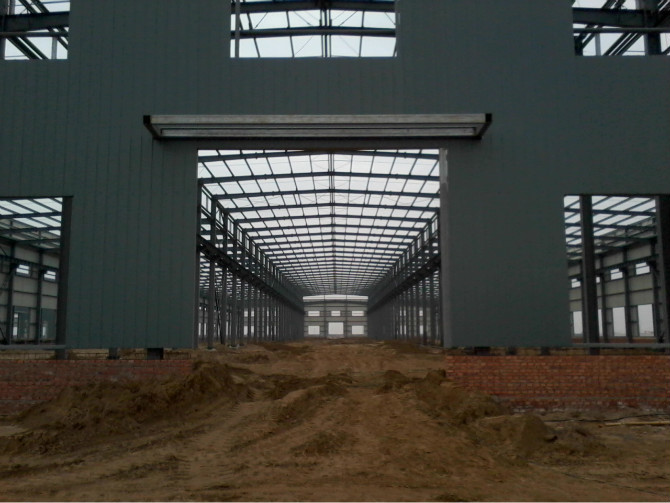 High Durability Steel Frame Building Construction Using Excellent Insulation And C Or Z Section Galvanized Steel