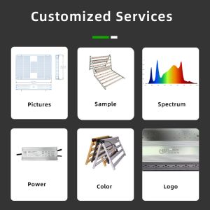 Dimmable Foldable LED Grow Light Full Spectrum 1000w 10 Bar LED Grow Light