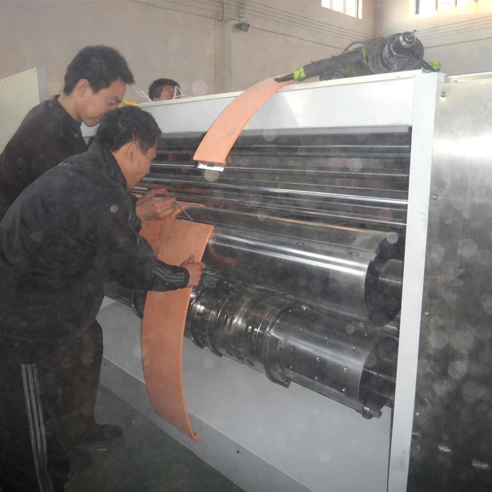 PLC Rotary Cardboard Carton Box Die Cutting Machine High Speed 380V