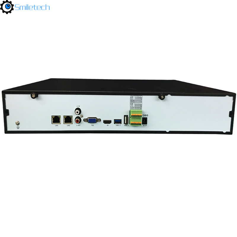 H.265 64CH 4K 5MP 4 SATA HDD 218M incoming bandwidth intelligent analysis function NVR IP security system