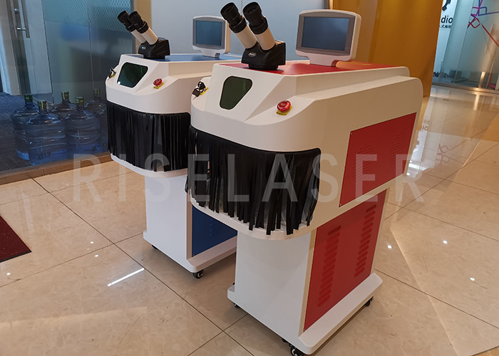 CCD 200w Jewelry Laser Soldering Machine With 10 Times Microscope