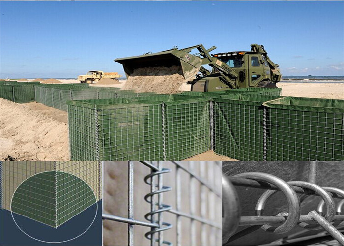 Safety Guarding Military Barrier Sand Bags 2.21M-33M Length