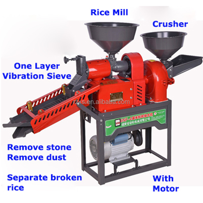 Auto Sella Rice Mill Hammer Roller Polisher for Small Combined Mini Milling Machine
