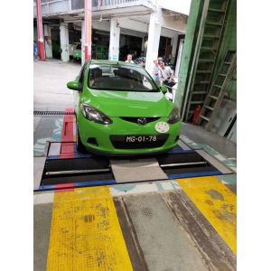 CTGT3-4C Roller 4-in-1 vehicle test line Roller brake tester with axle load