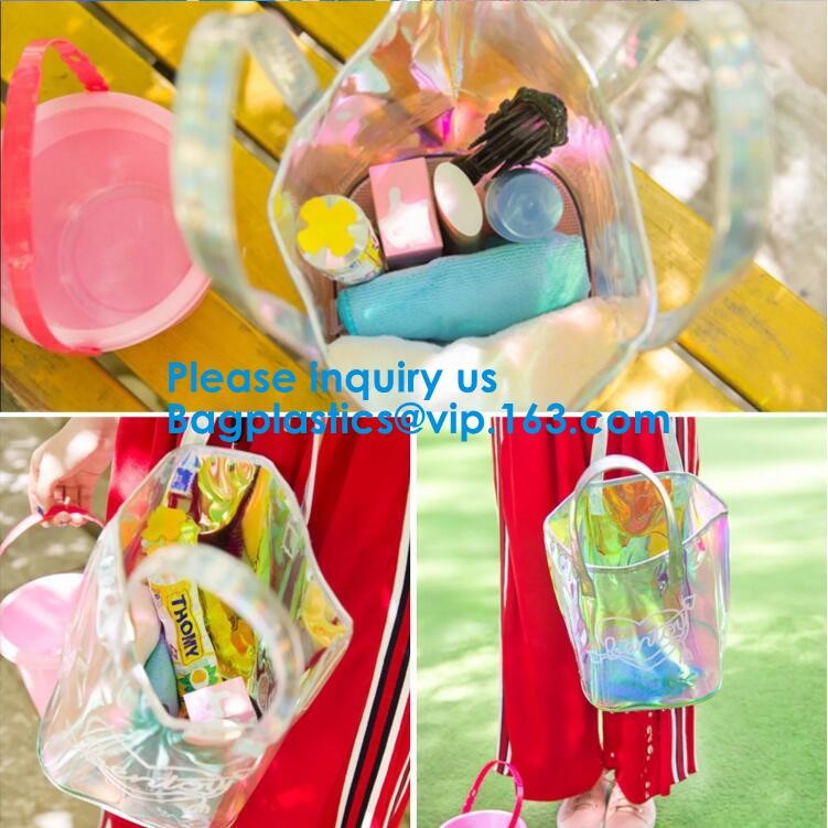 Holographic Makeup Bag Iridescent Cosmetic Bag Hologram Clutch Large Toiletries Pouch Holographic Makeup Pouch Bag