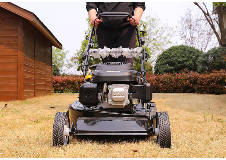 4 Stroke Self Propelled Petrol Lawn Mower For Grass Cutting Garden Tools