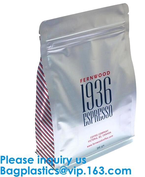 Flat Bottom Pouch / Box Pouch For Food,Side Gusset Bag Flat Bottom Square Bottom Side Gusset Bag With Zipper