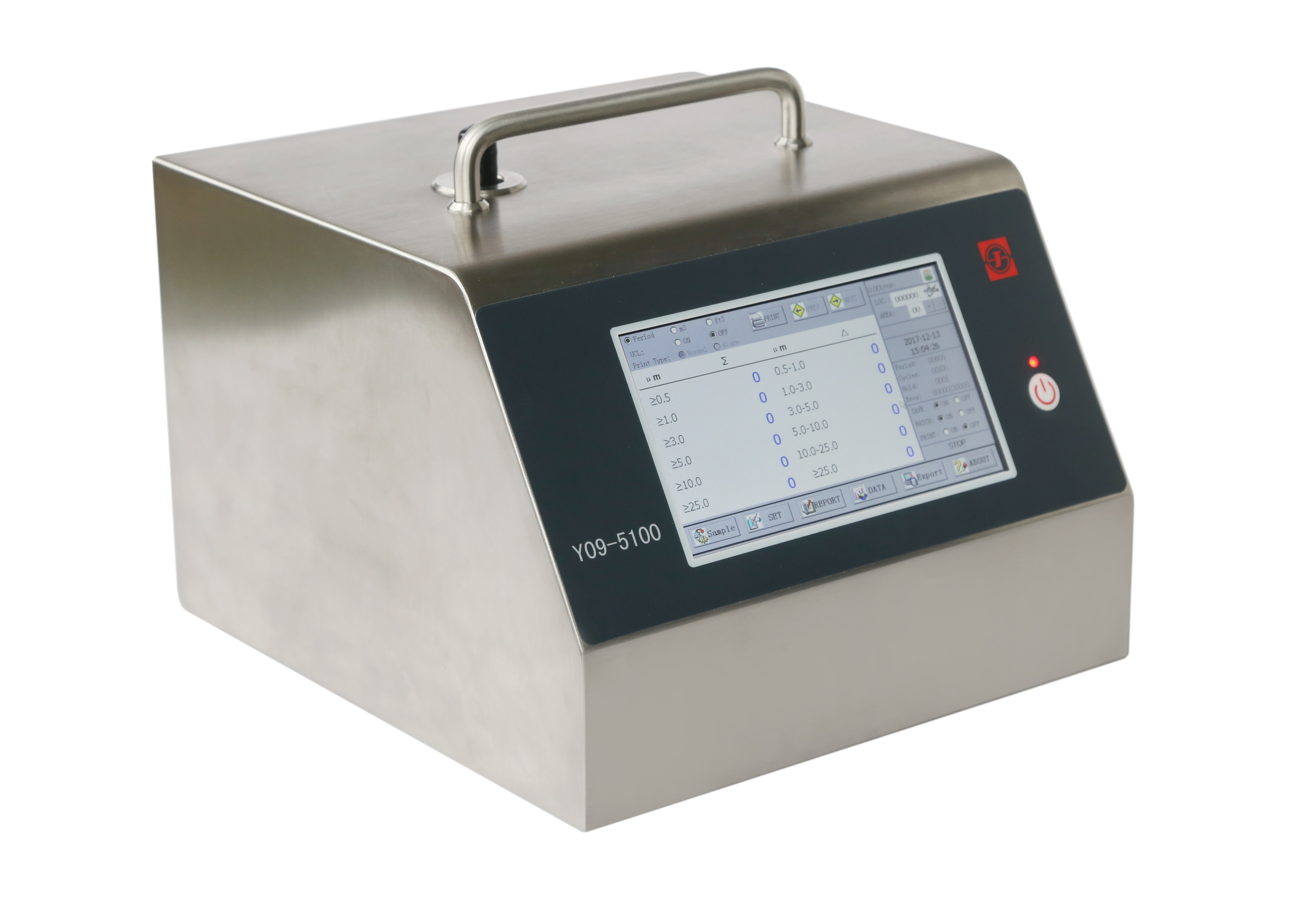 CPC Particle Counter In Pharma Factory For Cleanroom Monitoring