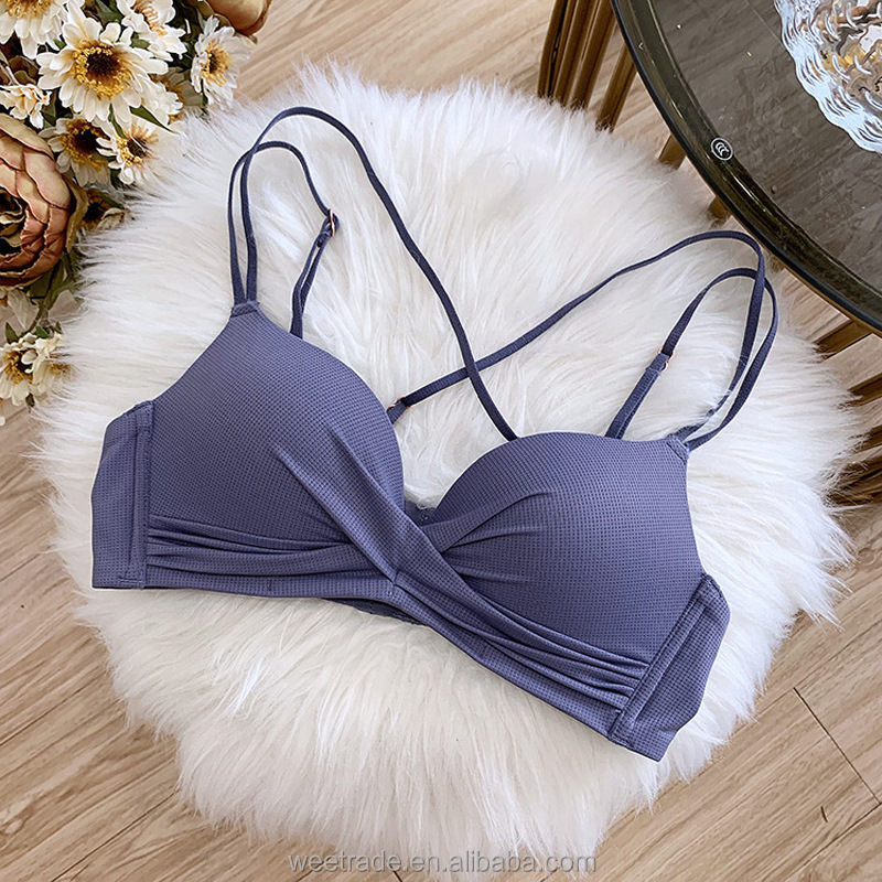 Breathable push up lingerie fashion underwire plus size padded bra latest bra designs