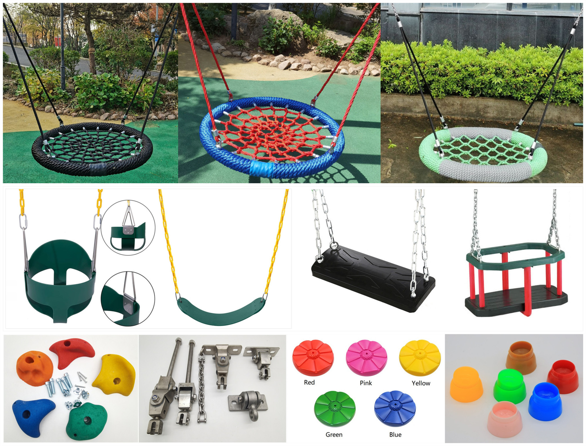 Combination Climbing Rope Net Aluminum T Connector For Playground