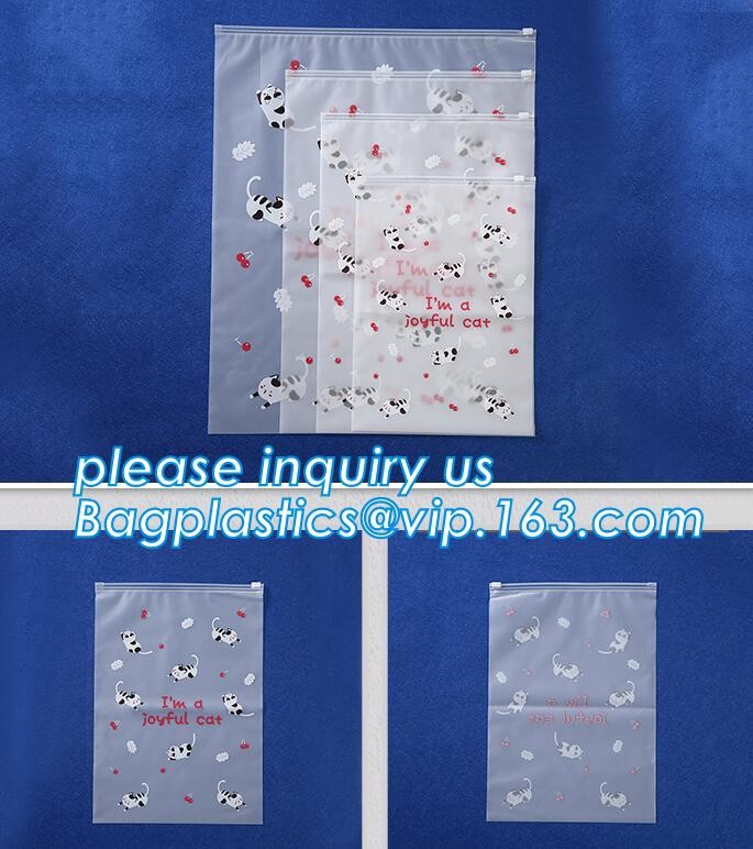 Plastic Bag OEM Custom PVC Loop Handle Image Printed Plastic Shopping Bag,Promotional Clear Waterproof Plastic Cosmetic