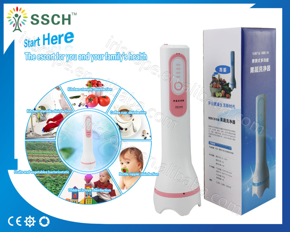 Family Pack Ultrasonic Automatic Ozone Vegetable And Fruit Purifier Remove Metal Conta