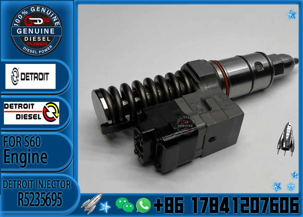 D-Etroit 12.7L SERIES 60 N2 Common Rail Diesel Fuel Injector 5237045 5237821 5237820 R5236952 R5236347 R5235915 R5235695