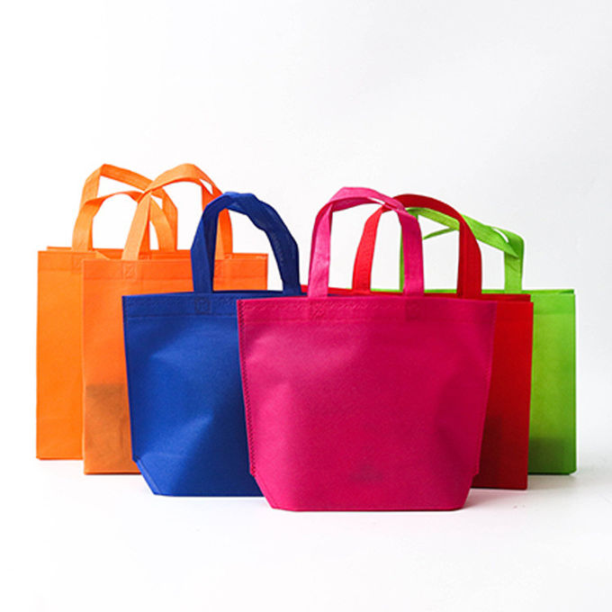 Eco Ink Printing Tote Laminated Recyclable Non Woven Bag