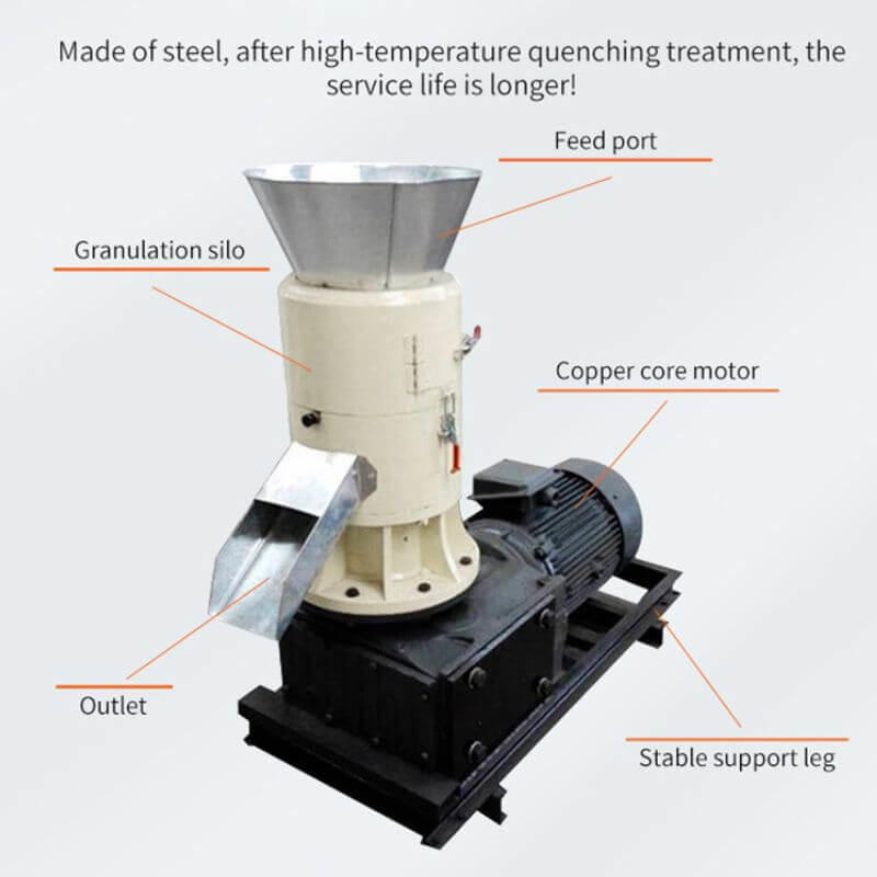 22KW 300kg/H Wood Pellet Mill Wood Pellet Making Machinery