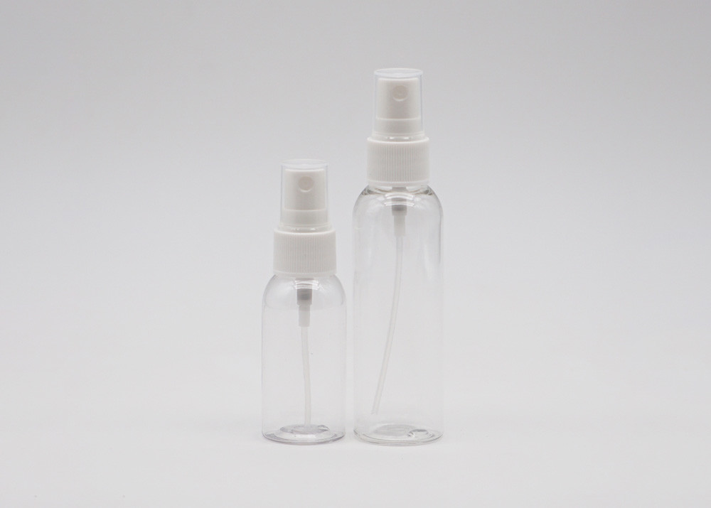 60ml 50ml Plastic Fine Misty Spray Bottle PE Cosmetic Round Spray Bottle