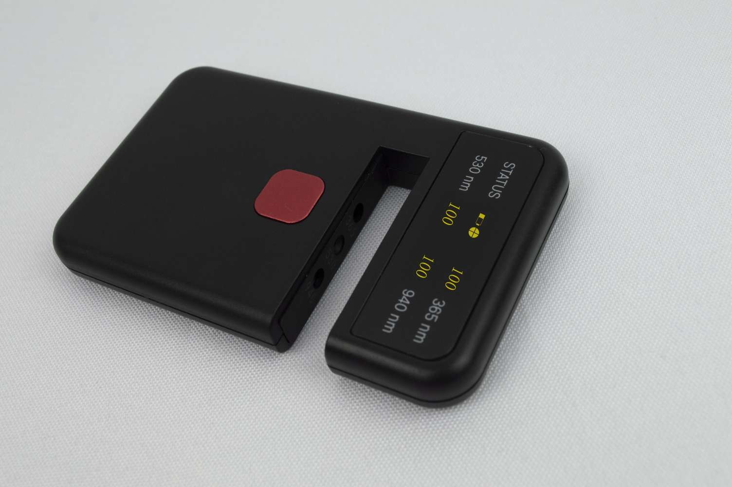 ±2% Test Accuracy Digital Light Transmittance Meter Black Handheld