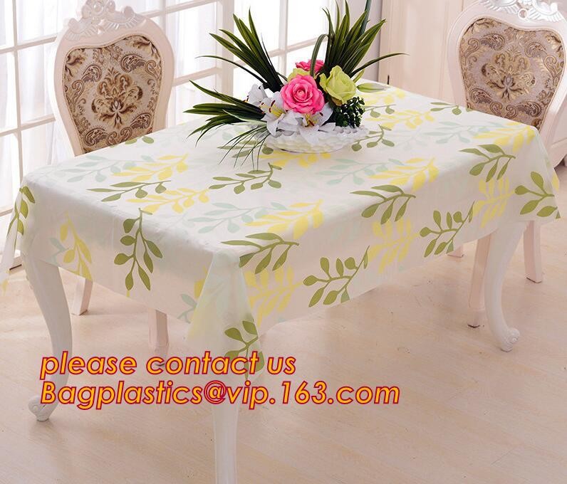 WHOLESALE DISPOSABLE PE PRINTED POLKA DOTS PARTY TABLE CLOTH, TABLE COVER,1PCS/BAG,600BAGS/CTN,SEASONAL PACKAGING TPU EV
