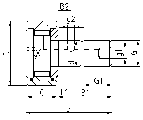 High Precision CFE 16 VUUR CFE 16 VBUUR CFE16VBR CAM Driven Bearing Single Row P5
