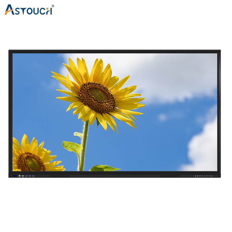 86 Inch Multi Touch Screen Monitor Octa Core Interactive Lcd Display RoHS