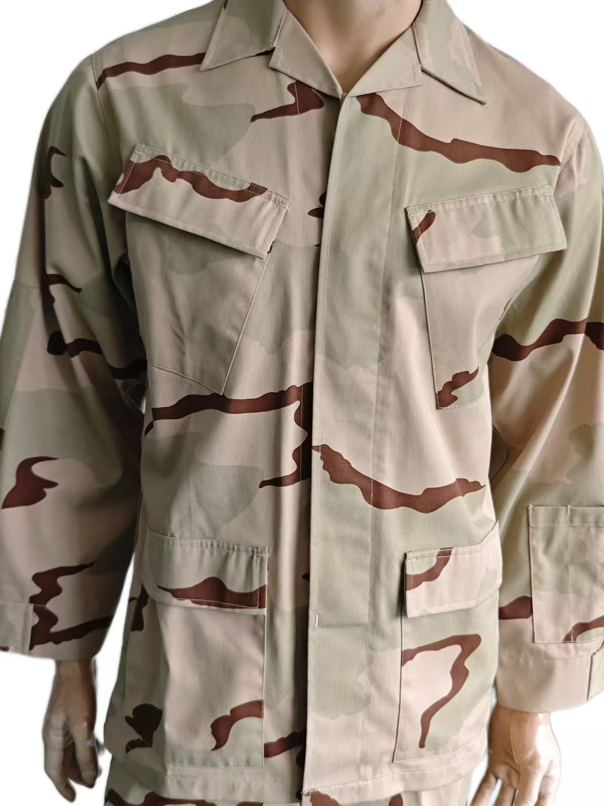 Tactical BDU Camo Uniform Set 10-Pocket Combat Outfit Jacket + Pants