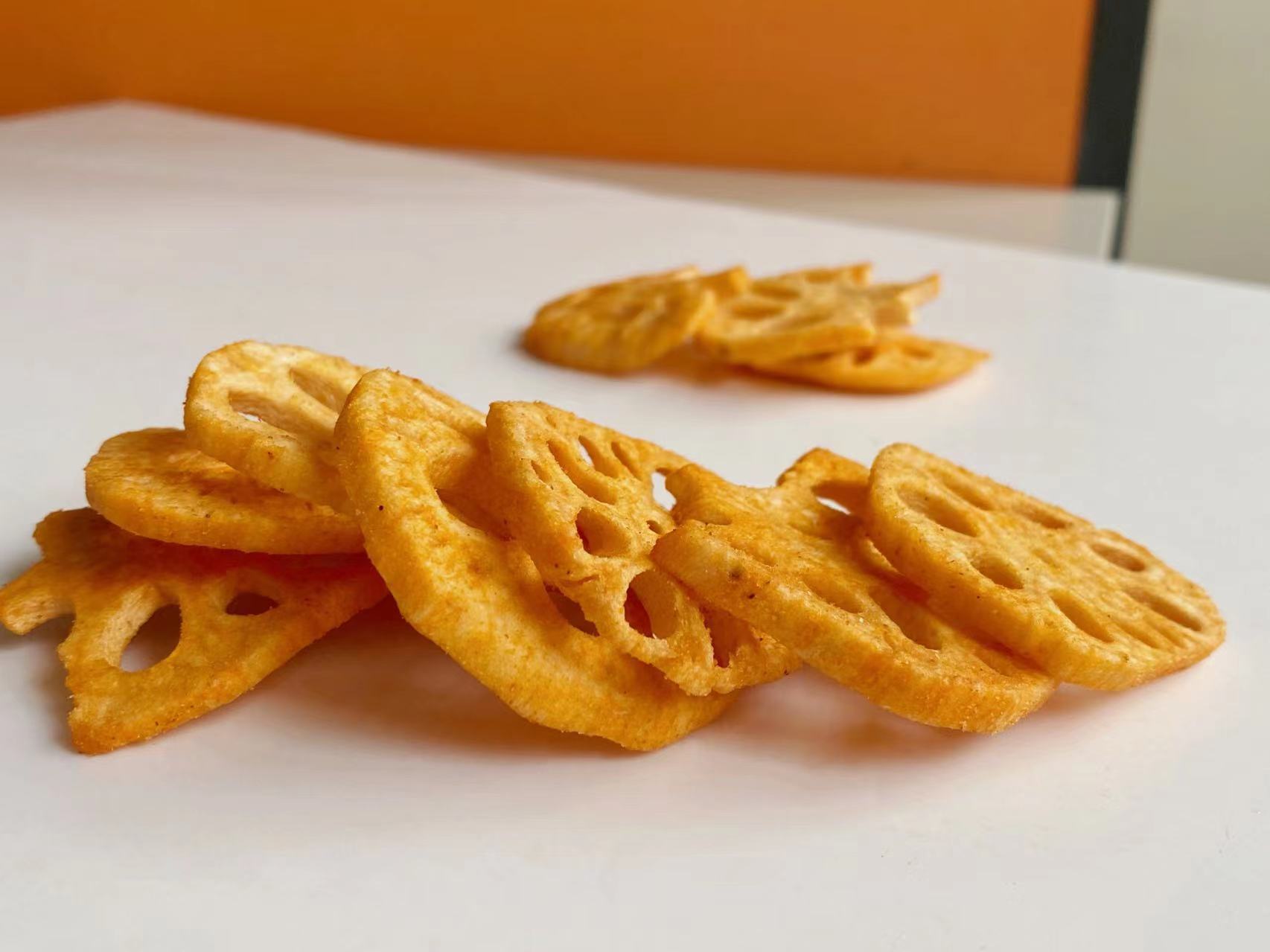 Crawfish Flavor Dried Fruits Vegetables Spicy Lotus Root Snacks