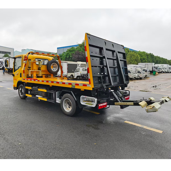 Customized 4X2 FAW 5 Tons Tow Trucks Wrecker Truck Langing Flat Bed Truck for Rescue